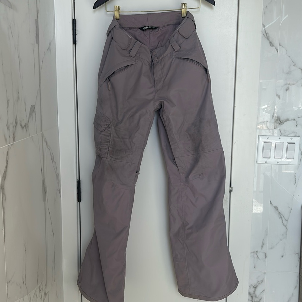 The north face lavender ski pants size small